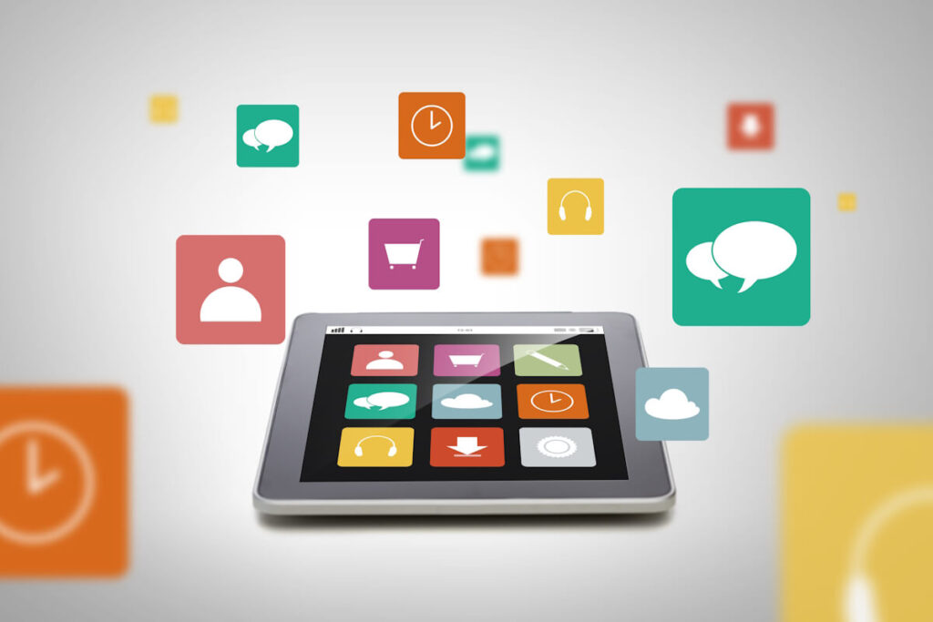Transparent financial iPad apps